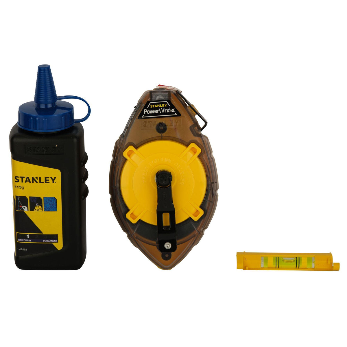 Σετ νήμα στάθμης PowerWinder 30m με πούδρα και αλφαδάκι