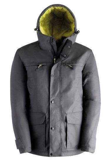 Μπουφάν PARKA SLICK γκρι XL