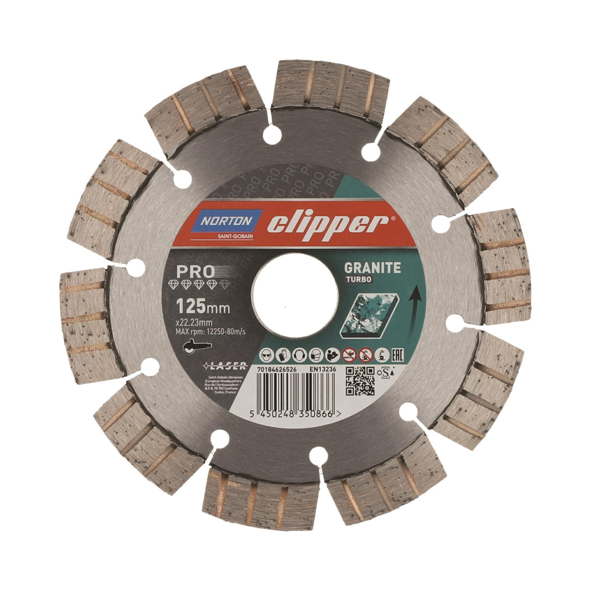 Δίσκος διαμαντέ PRO GRANITE TURBO NORTON – εικόνα 2