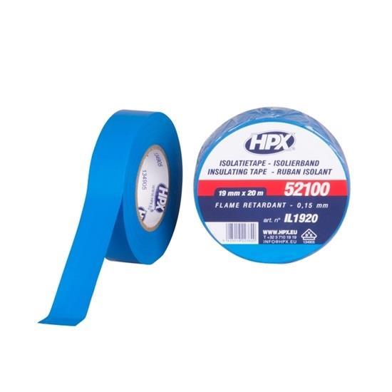 Ταινία μονωτική ηλεκτρολόγου μπλε 52100 19mm×20m HPX
