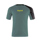 Μπλούζα t-shirt quickdry μαύρη-πράσινη