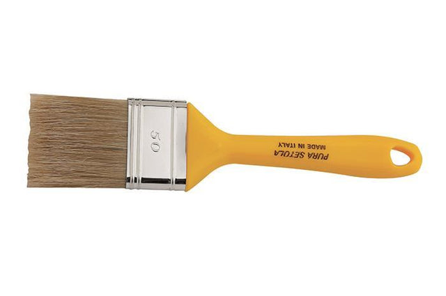 Πινέλο ημίδιπλο 12τεμ. πλαστική λαβή AMICO FLAT BRUSHES 332