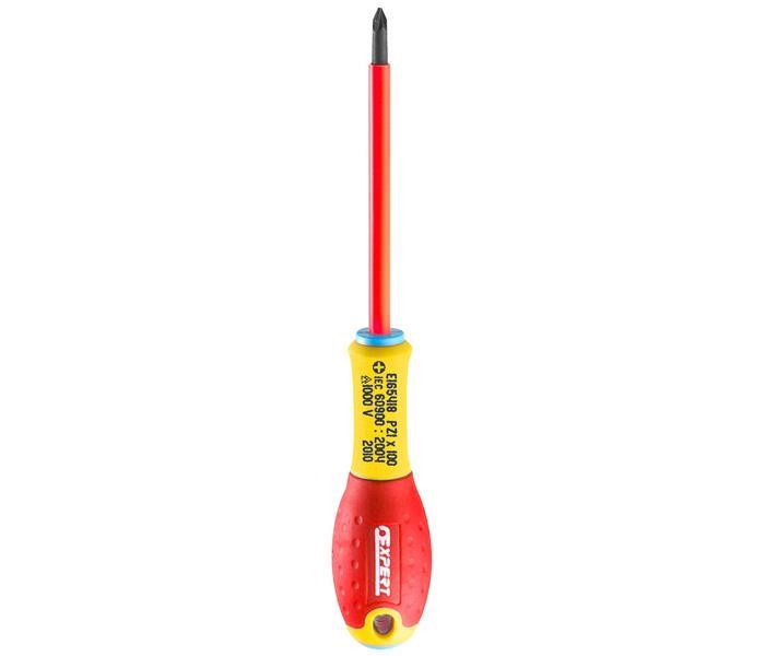 Κατσαβίδι pozi με μόνωση 1000V pz2x125mm