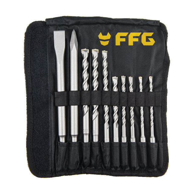 FF GROUP Σετ Τρυπάνια-Καλεμια SDS Plus 43409