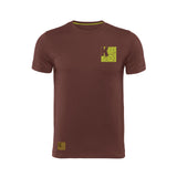 Μπλούζα t-shirt enjoy μπορντό