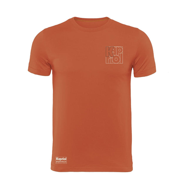 Μπλούζα t-shirt enjoy κεραμιδί