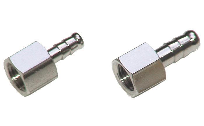 Άκρο με θηλυκό σπείρωμα 1/4" σε ουρά 6mm