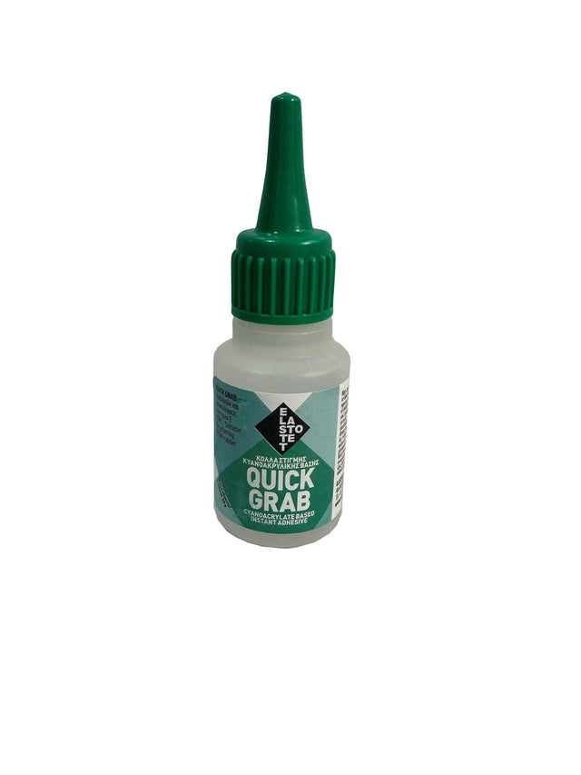 Κόλλα κυανοακρυλική στιγμής QUICK GRAB 20g ELASTOTET SA