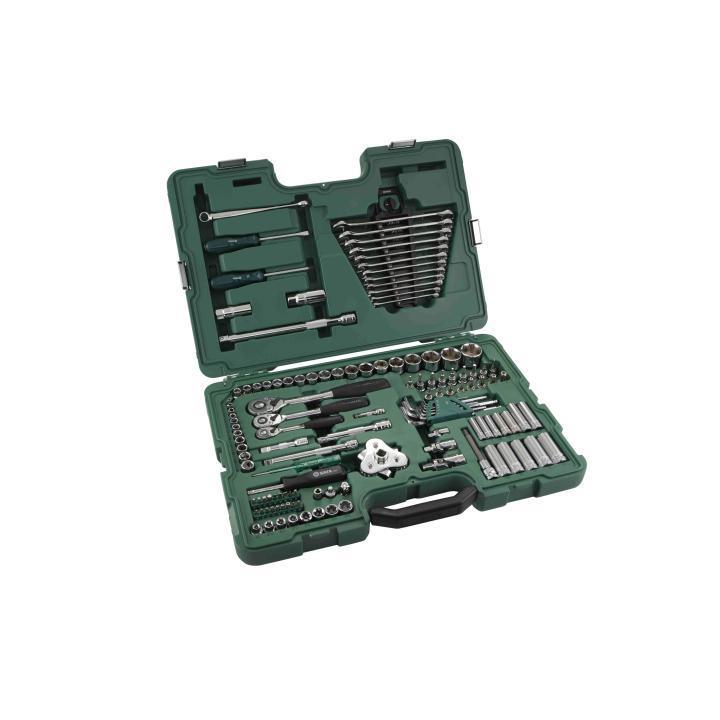 Σετ 1/4", 3/8" και 1/2" καρυδάκια και κλειδιά 128τεμ.