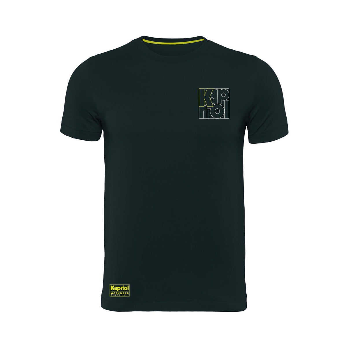 Μπλούζα t-shirt black με στάμπα kapriol