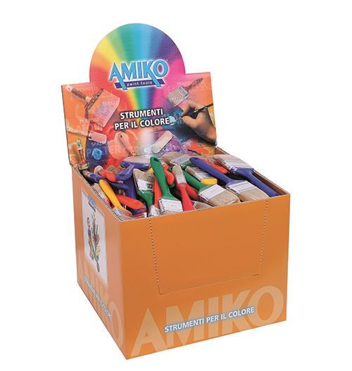 Πινέλα ημίδιπλα σετ 240τεμ. AMICO FLAT BRUSHES