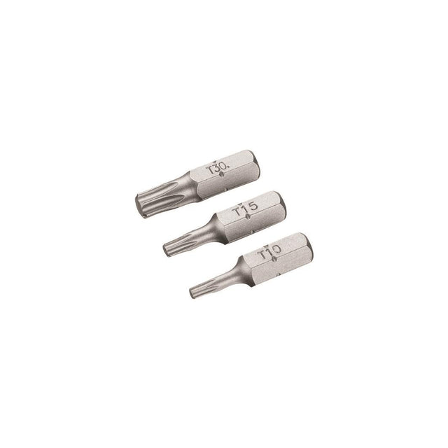 Μύτες 3τεμ. 25mm torx (T10-T15-T30)