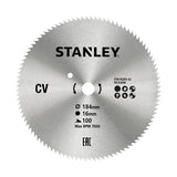 Δίσκος Stanley ξύλου και κόντρα πλακέ fine cut (τρύπα 16-30mm, Φ184-190mm)