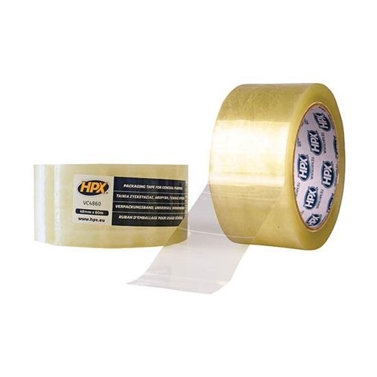 Ταινία συσκευασίας αθόρυβη διάφανη 48mm×60m HPX
