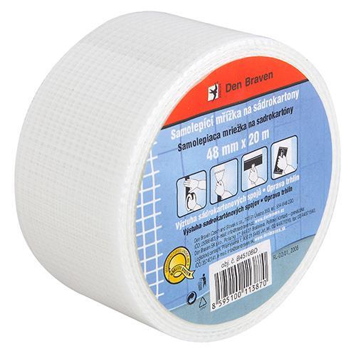 Γάζα ρωγμών-γυψοσανίδας 50mm GLASS FIBRE DEN BRAVEN