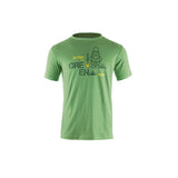 Μπλούζα t-shirt πράσινη με στάμπα kapriol