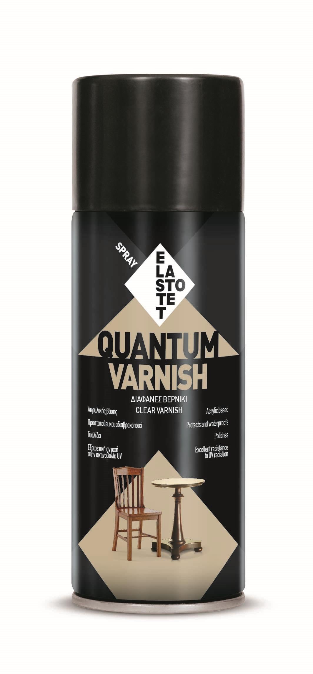 Σπρέι βερνίκι διάφανο ματ ακρυλικό 400ml ELASTOTET SA