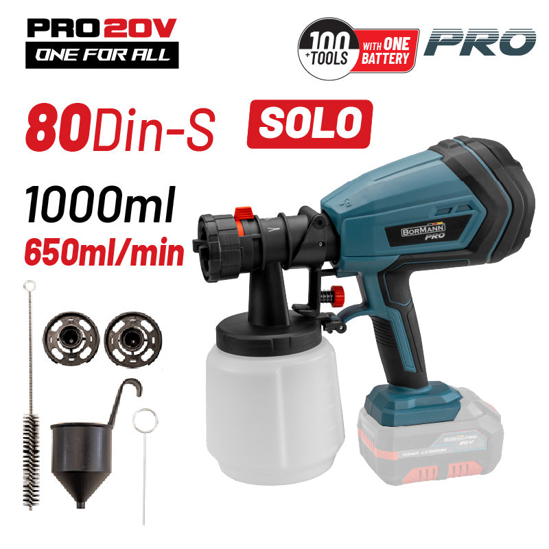 BORMANN Pro BBP3620 Πιστόλι Βαφής Μπαταρίας 20V,SOLO