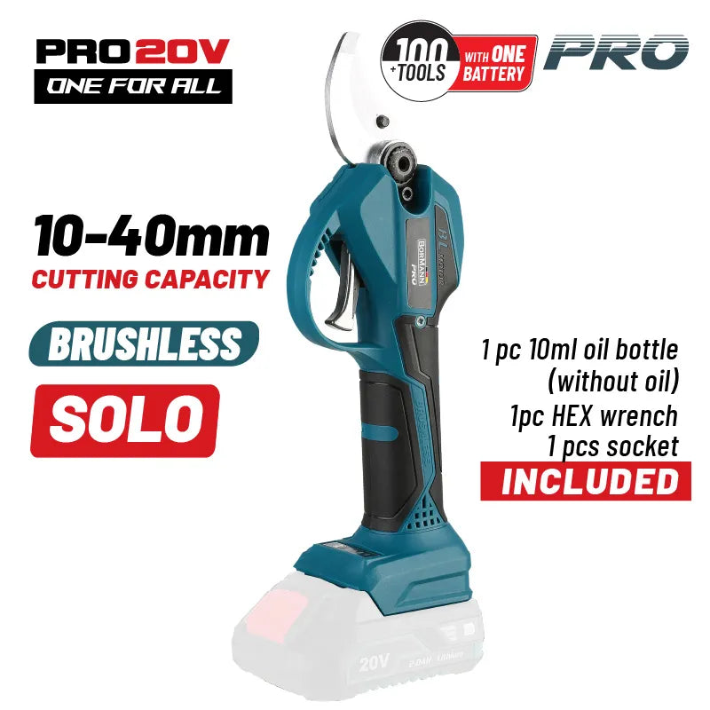BORMANN Pro BBP4155 Ψαλίδι Κλαδέματος Brushless Μπαταρίας 20V,SOLO