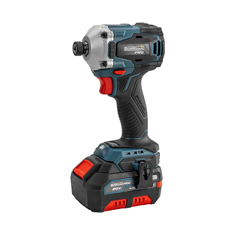 BORMANN Pro BBP5003 Σετ Δραπ/βιδο Κρουστικό Compact Brushless 20V &amp; Παλμικό Κατσαβίδι &amp; x2 Μπαταρίες