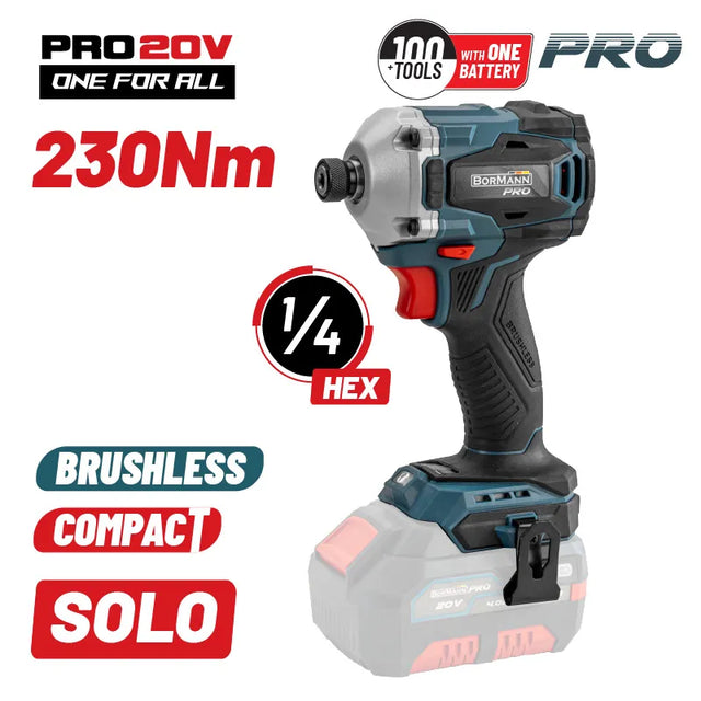 BORMANN Pro BBP5153 Παλμικό Κατσαβίδι Compact,Brushless 20V SOLO