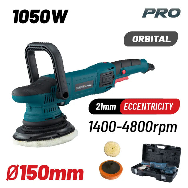 Bormann Pro BCP3100 Έκκεντρος Αλοιφαδόρος 1050W με Ταχύτητα 1400-4800rpm & Ρύθμιση Στροφών
