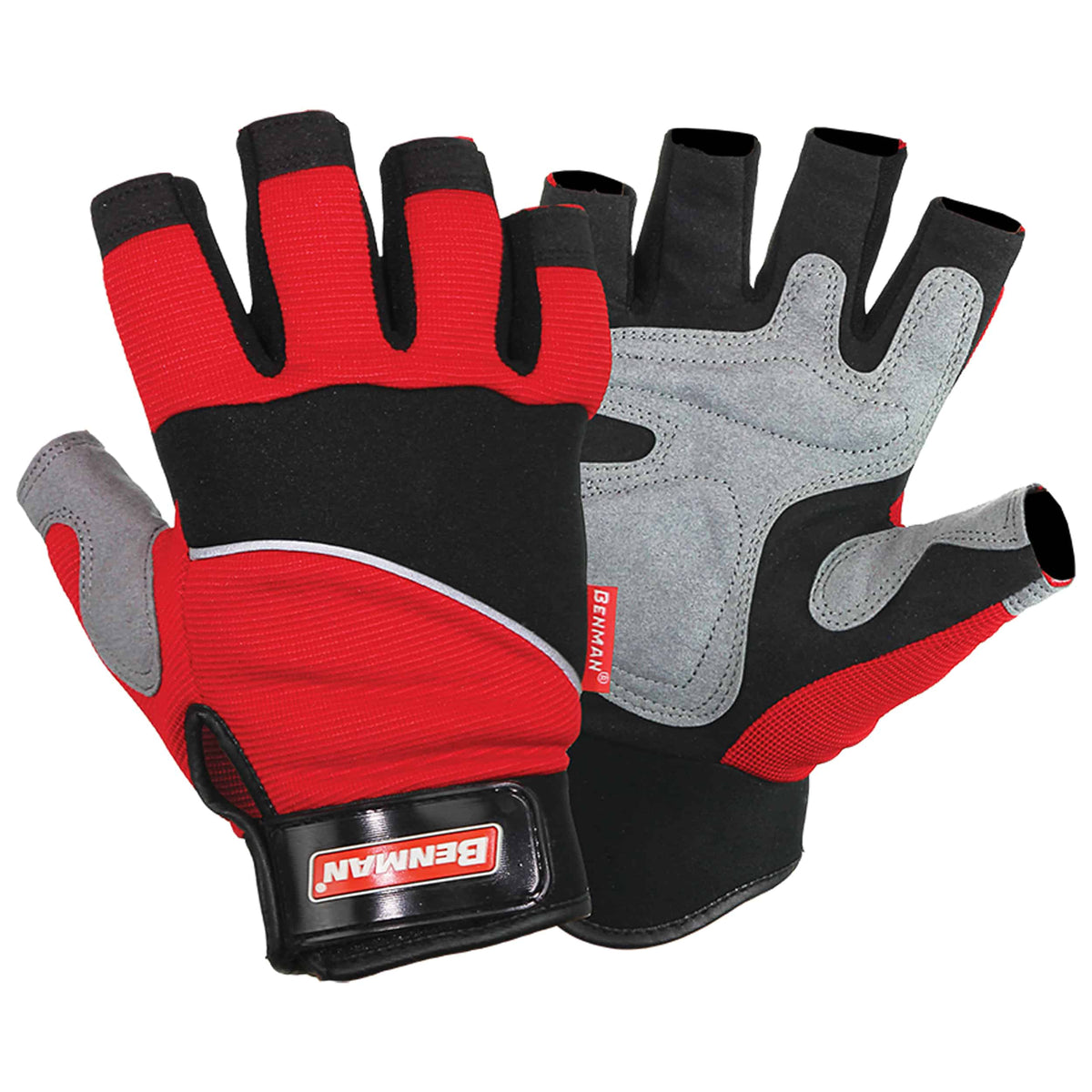 Benman Γάντια Κομμένα Με Δερμάτινη Ενίσχυση 10”/XL 77363