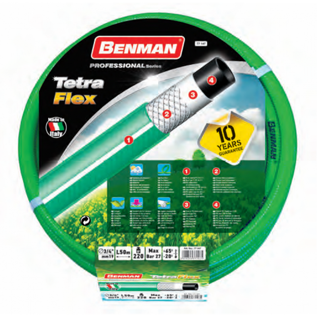 BENMAN Tetra flex 1/2΄΄ λάστιχο 50m 77142