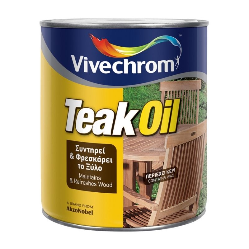 TEAK OIL Συντηρητικό Για Ξύλο Με Κερί