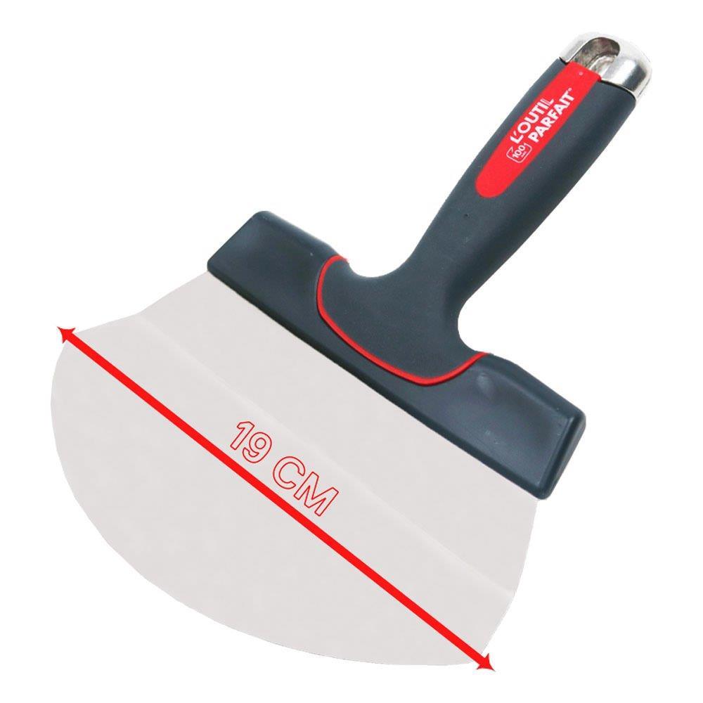 Σπατουλαδόρος inox γωνία 45° εμπρός οβάλ 19cm