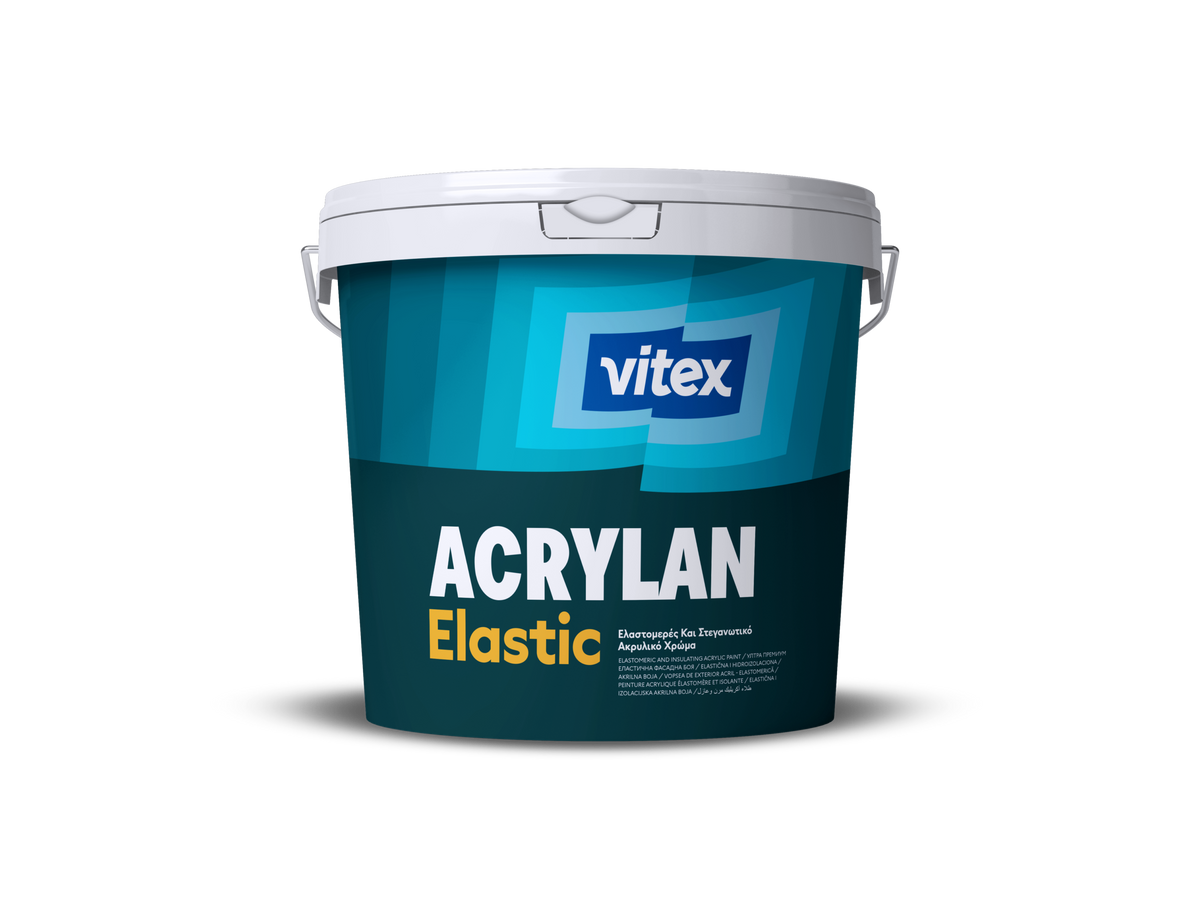 Vitex ACRYLAN ELASTIC Ελαστομερές Στεγανωτικό Ακρυλικό Χρώμα