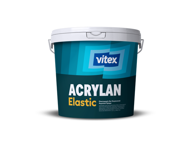 Vitex ACRYLAN ELASTIC Ελαστομερές Στεγανωτικό Ακρυλικό Χρώμα