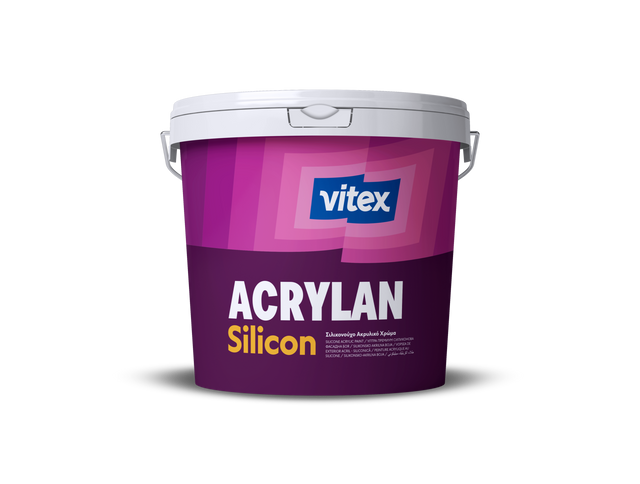 ACRYLAN SILICON Σιλικονούχο Ακρυλικό Χρώμα Βάση χρωματισμού