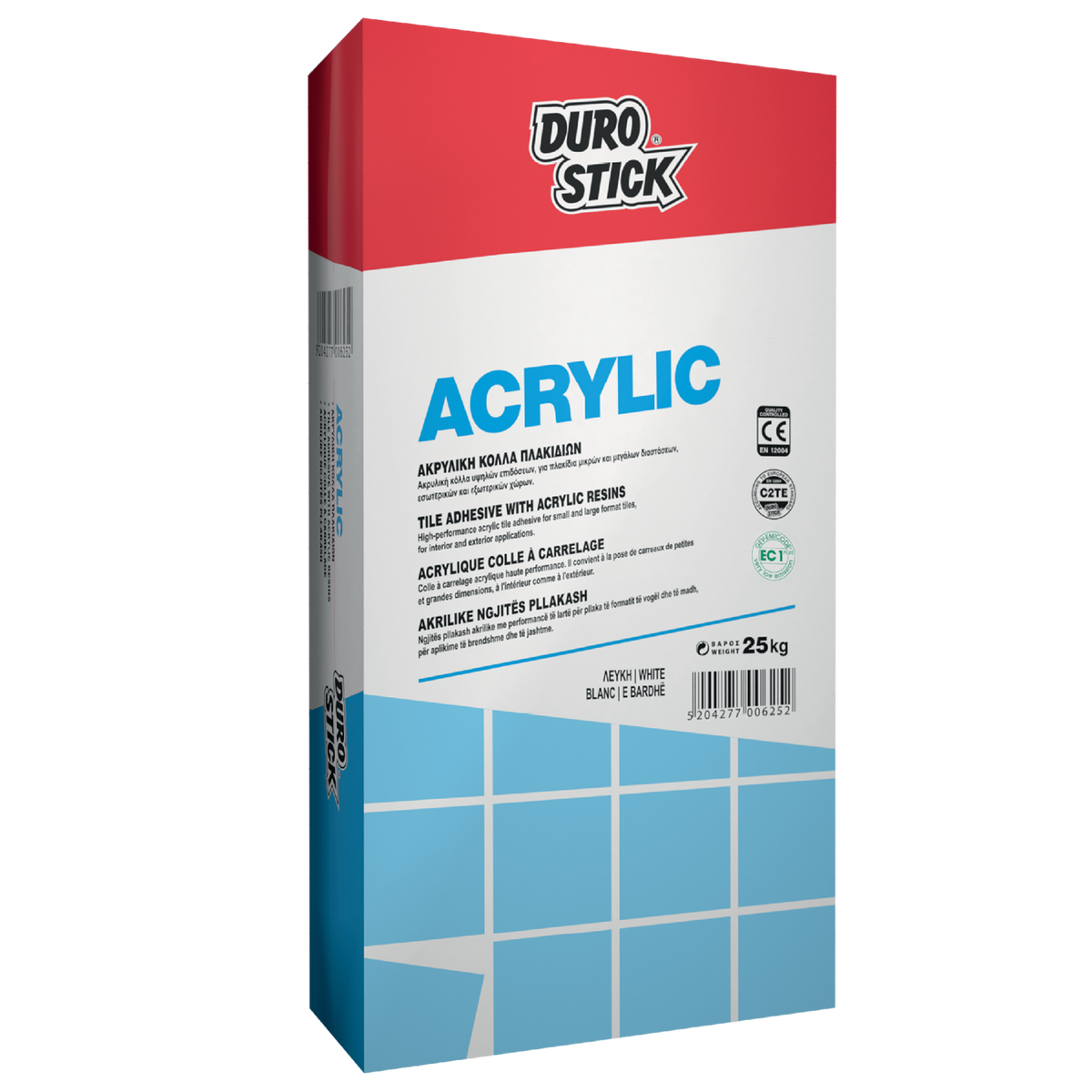Acrylic Κόλλα Πλακιδίων Durostick