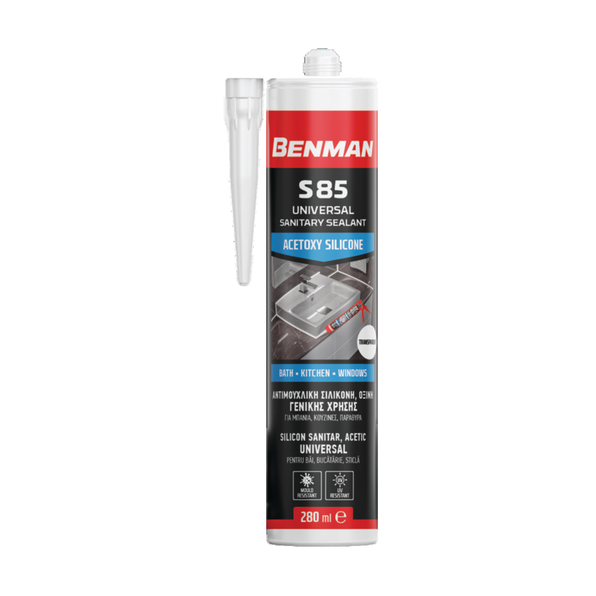 Benman Σιλικόνη αντιμουχλική γενικής χρήσης S85