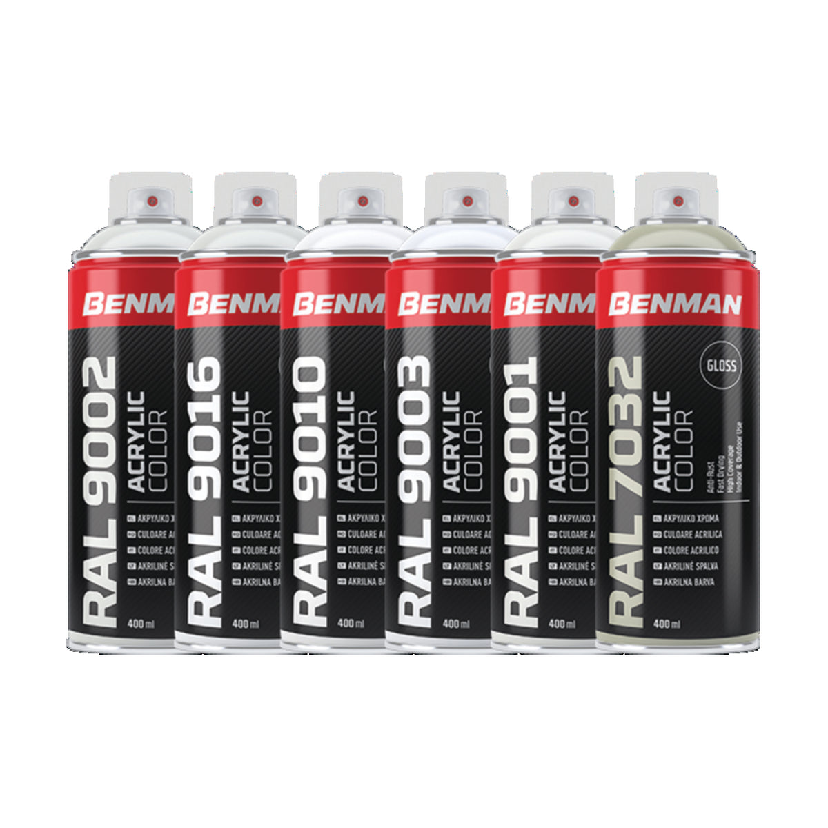Benman Σπρέι ακρυλικό χρώματος HIGH GLOSS 400ml