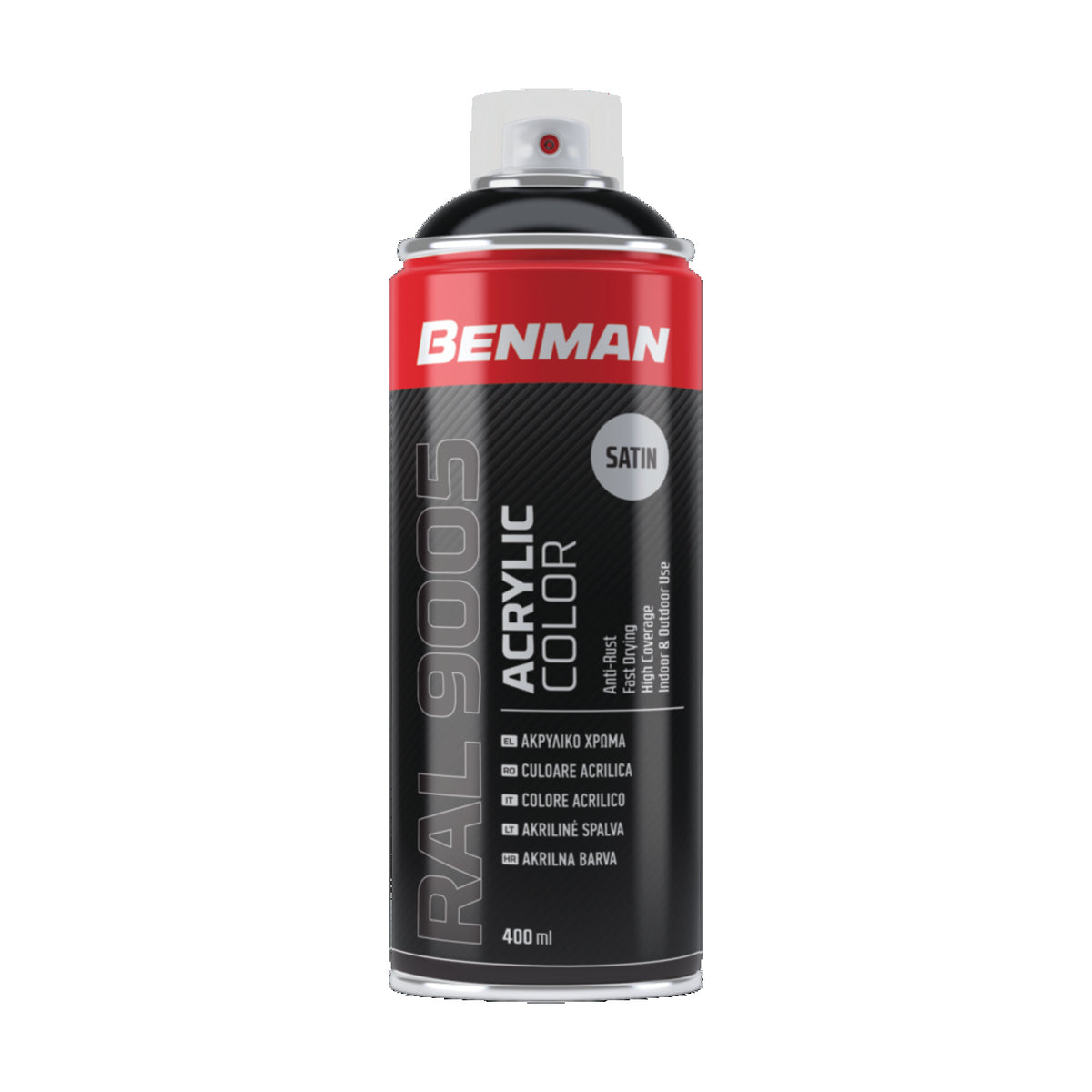 Benman Σπρέι ακρυλικό χρώματος σατινέ, 400ml