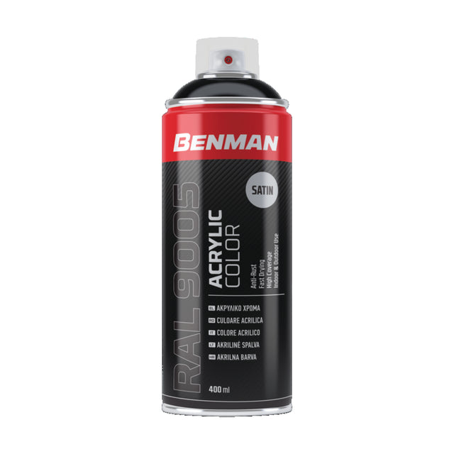 Benman Σπρέι ακρυλικό χρώματος σατινέ, 400ml