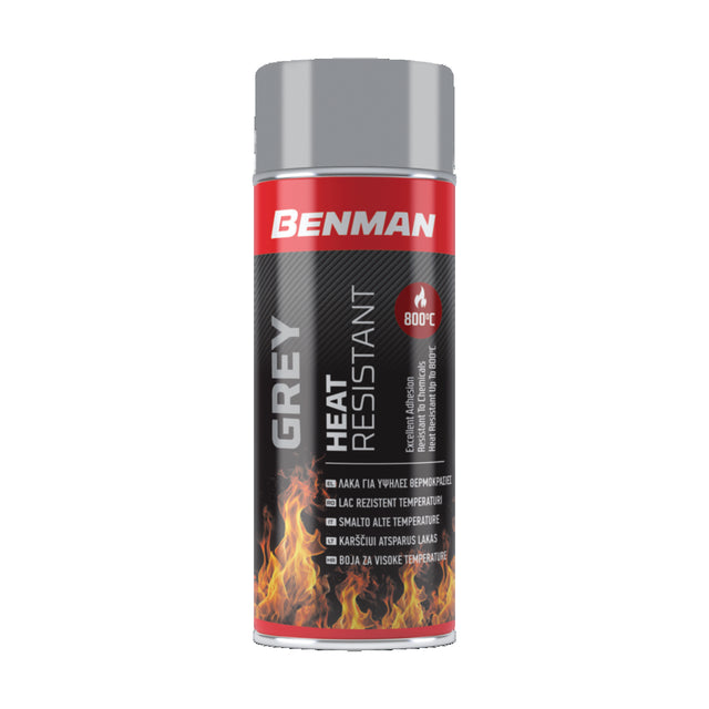 Benman Σπρέι λάκα για υψηλές θερμοκρασίες 800°C, 400ml