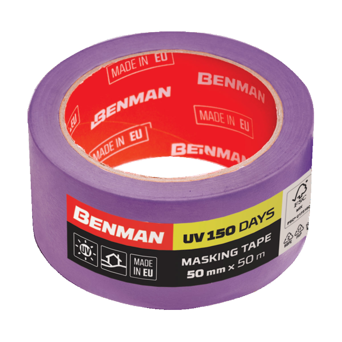 Benman Ταινία μασκαρίσματος μωβ, UV 150 DAYS