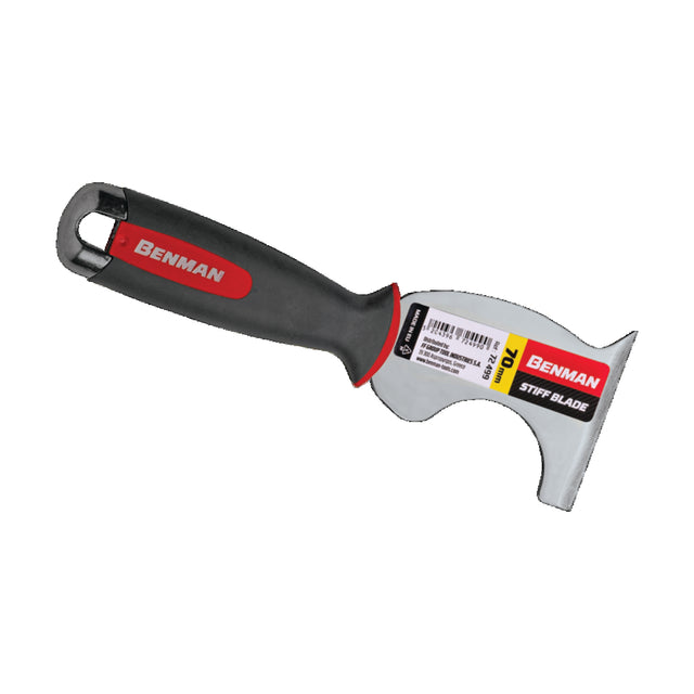 Benman Ξύστρα πολλαπλών χρήσεων INOX με λαβή 2K soft 70mm