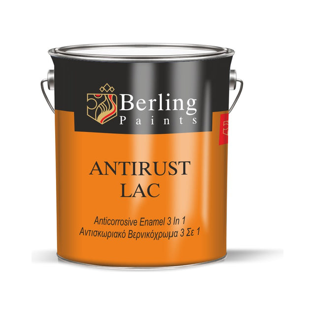 Berling ANTIRUST LAC SATINE Μαύρο σατινέ αντισκωριακό βερνικόχρωμα
