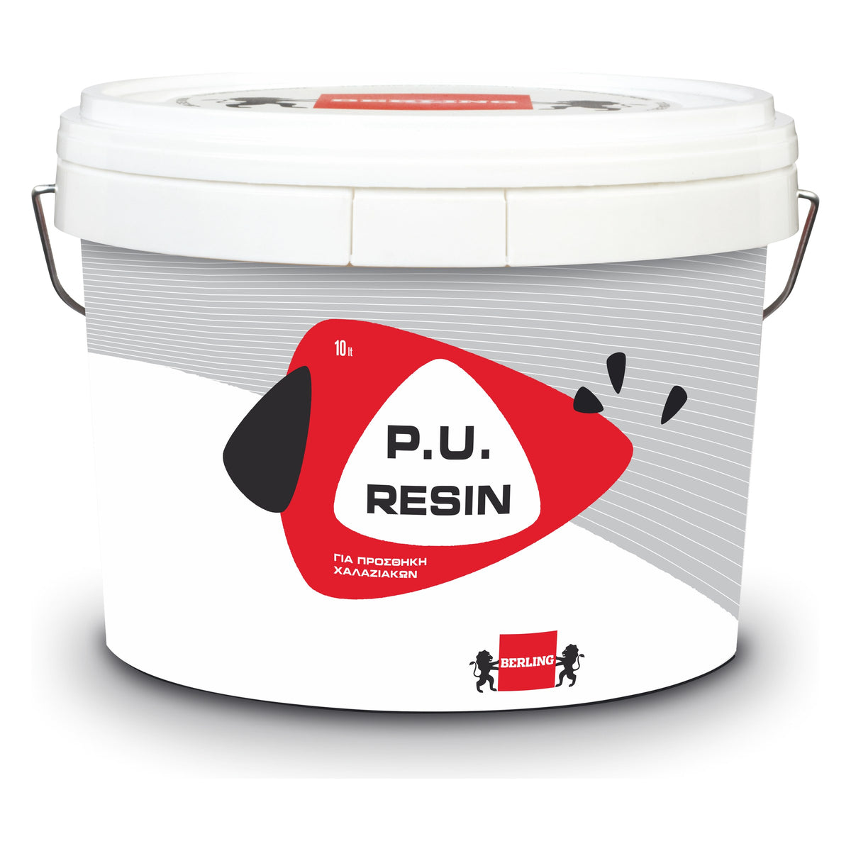 Berling PU RESIN Άχρωμη ρητίνη νερού για διακοσμητικά χαλαζιακά επιχρίσματα 10 lt