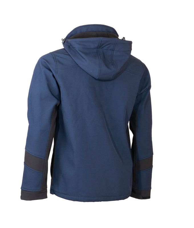 Μπουφάν softshell sport 3 layers με κουκούλα