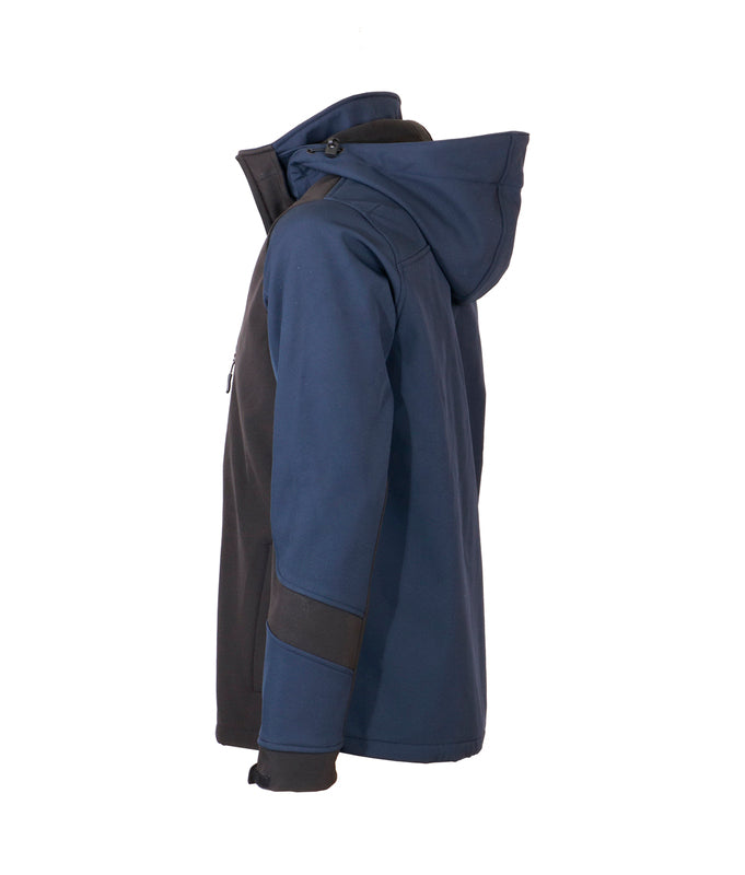 Μπουφάν softshell sport 3 layers με κουκούλα