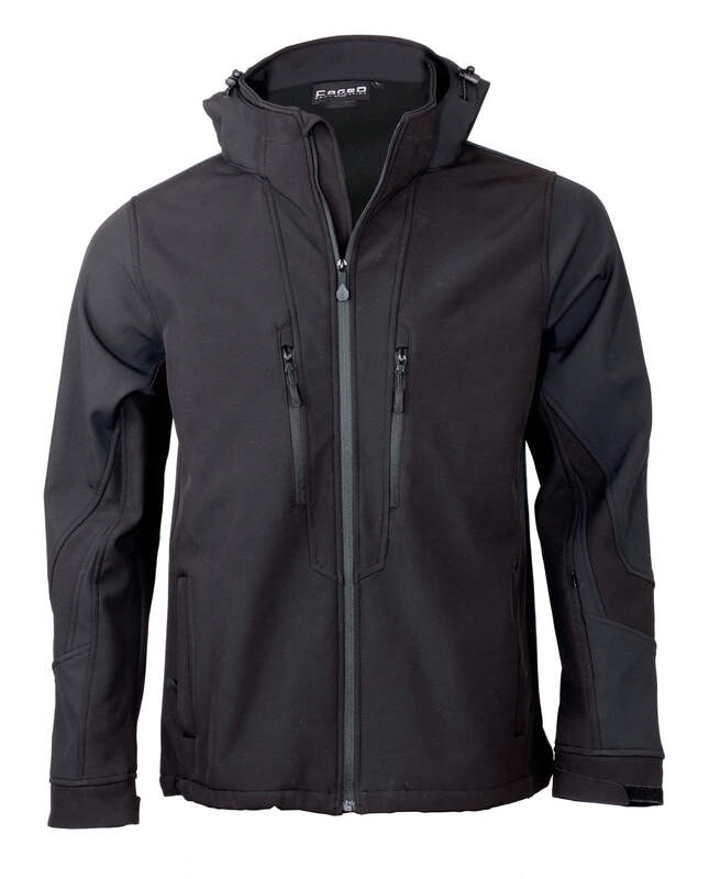 Μπουφάν softshell sport 3 layers με κουκούλα