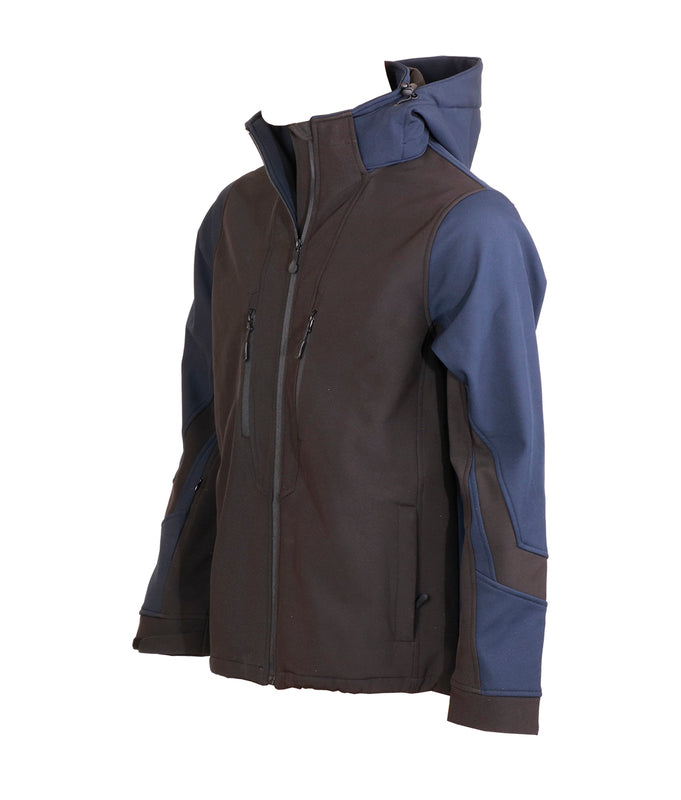 Μπουφάν softshell sport 3 layers με κουκούλα