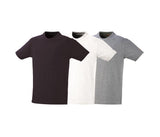 Μπλουζάκι T-SHIRT σετ 3τεμ. (Γκρι - Λευκό - Μαύρο) – εικόνα 3