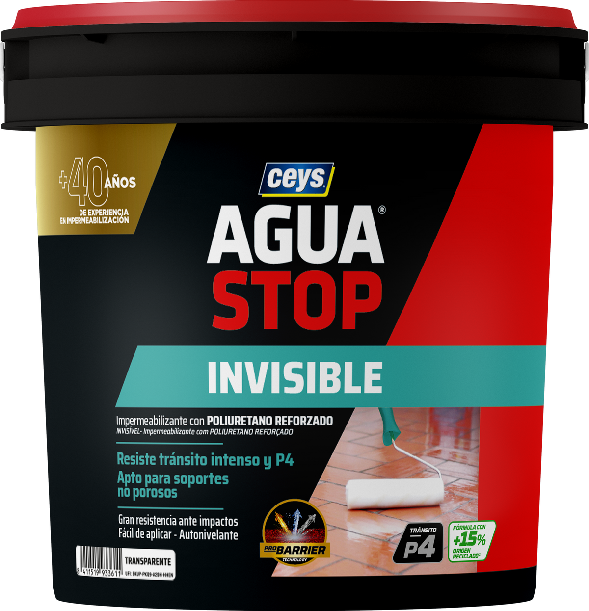 CEYS Aguastop Invisible Διάφανη Στεγανωτική Μεμβράνη 1 L