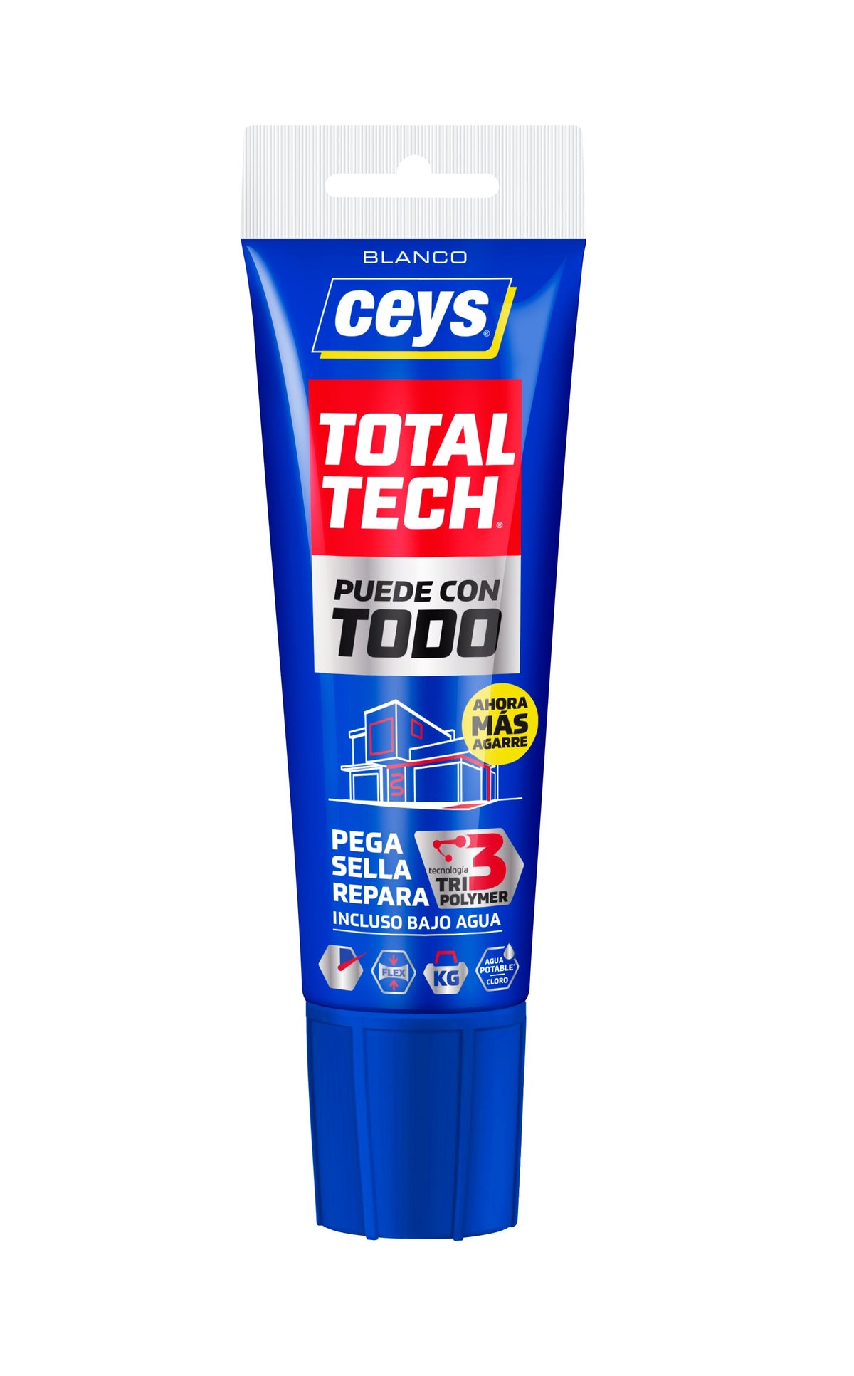 CEYS Total Tech Σφραγιστικό - Κόλλα Λευκό 125 ml Σωληνάριο